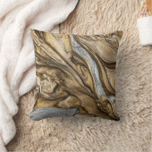 グラマー002液体茶色 クッション (ブランケット)