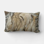 グラマー003液体茶色の腰枕 ランバークッション (裏面)