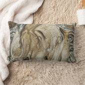 グラマー003液体茶色の腰枕 ランバークッション (ブランケット)