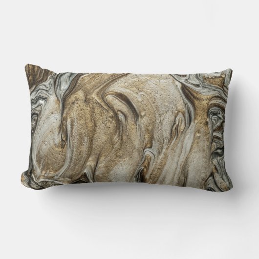 グラマー003液体茶色の腰枕 ランバークッション (正面)