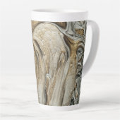 グラマー003液体茶色 カフェラテマグ (右アングル)