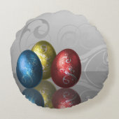 グラマー・イースター・エッグ – 丸い枕 ラウンドクッション (裏面)