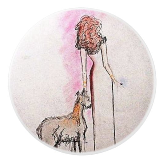 グラマー・ガール セラミックノブ (正面)