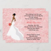 グラマー·ガール·ブライダル·シャワー·インビテーション2 招待状 (正面/裏面)