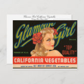 グラマー・ガール ポストカード (正面/裏面)