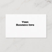 グラマー·ガール 名刺 (裏面)