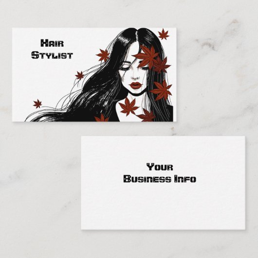 グラマー·ガール 名刺 (正面/裏面)