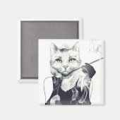 グラマー・キャット マグネット (正面/裏面)