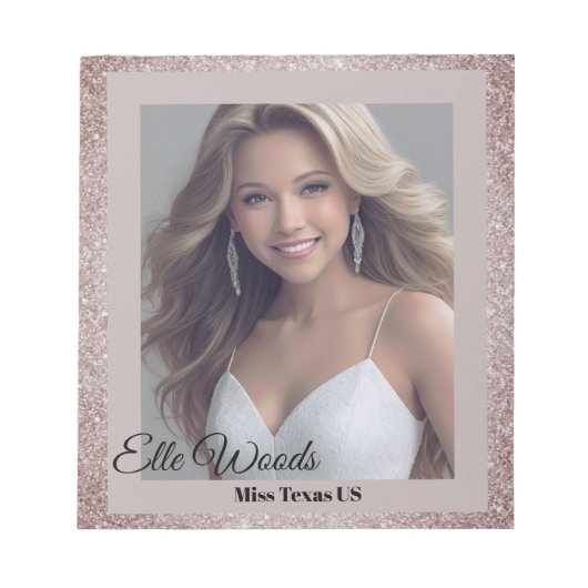 グラマー・グリッツ・オートグラフパッド ノートパッド (正面)