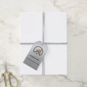 グラマー・シルバー | 白黒エテ実在ス ギフトタグ (より糸付き)