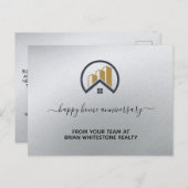 グラマー・シルバー | 白黒エテ実在ス ポストカード (正面/裏面)