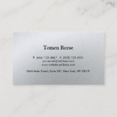 グラマー・シルバー | 白黒エテ実在ス 名刺 (裏面)