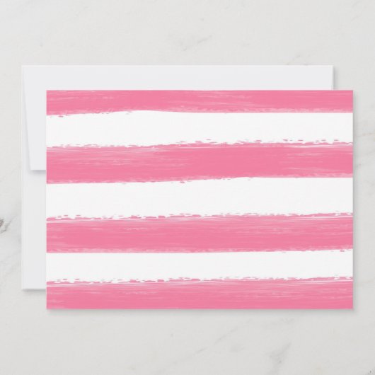 グラマー・メイク誕生日パーティーの招待状 招待状 (裏面)