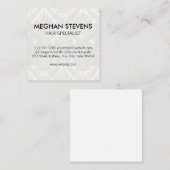 グラマー《写真》ぼけ味とグリッターヘアと美しい 予約カード (正面/裏面)