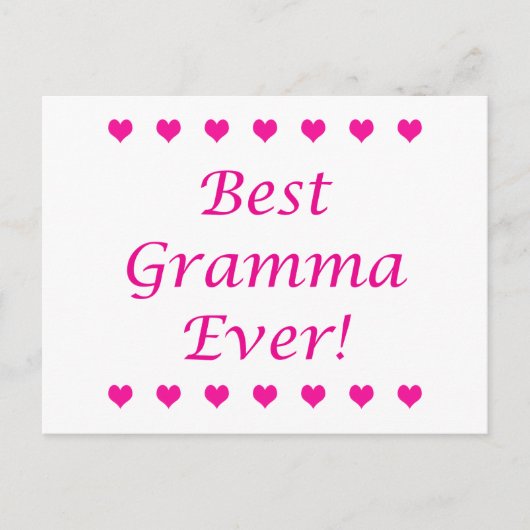 グラマ最高のー・エバー ポストカード (正面)