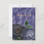 グラマ空白のラス金ゴールドネイビー考えるバラズ・オブ・ユー 案内状 (正面)