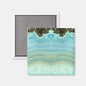 グラマ空白のルブルーのクリスタル日付を保存 マグネット (正面/裏面)