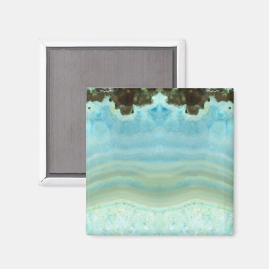 グラマ空白のルブルーのクリスタル日付を保存 マグネット (正面/裏面)