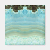 グラマ空白のルブルーのクリスタル日付を保存 マグネット (正面)