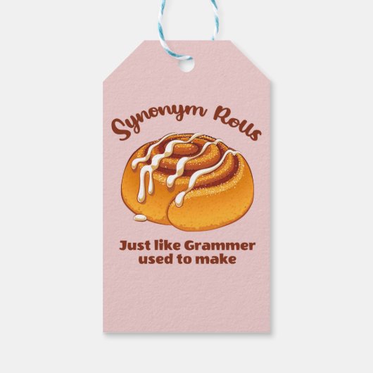 グラマ転がーマーと同じ同義語 ギフトタグ (裏面)