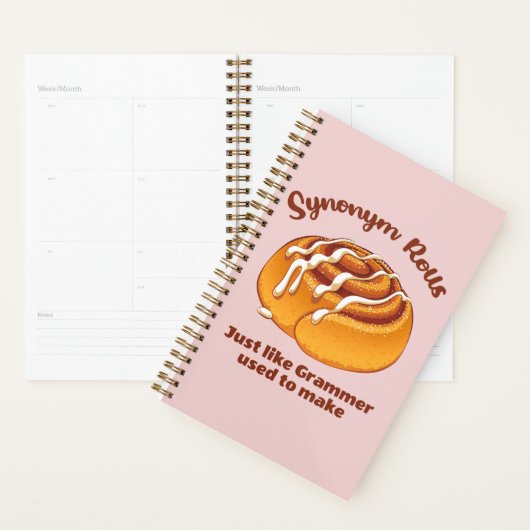 グラマ転がーマーと同じ同義語 プランナー手帳 (ディスプレー)