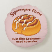 グラマ転がーマーと同じ同義語 ラウンドクッション (裏面)