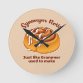 グラマ転がーマーと同じ同義語 ラウンド壁時計 (正面)