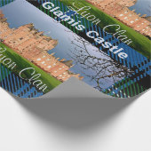 グラミスキャッスルリヨンファミリーホームスコットランドタータンチェック ラッピングペーパー (角)