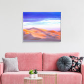 グラミスサンドデュネスの夕日 キャンバスプリント (インサイチュ (リビング))