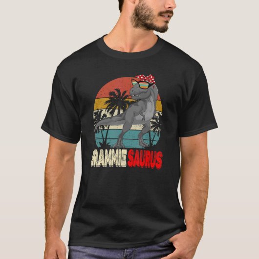 グラミーレックス恐竜グラミー・サウルス・マザー Tシャツ (正面)