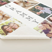 グラミー写真コラージュパーソナライズされた シェルパブランケット (3/4)