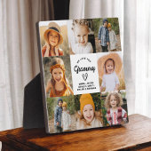 グラミー愛するハートモダンPhoto Collage フォトプラーク