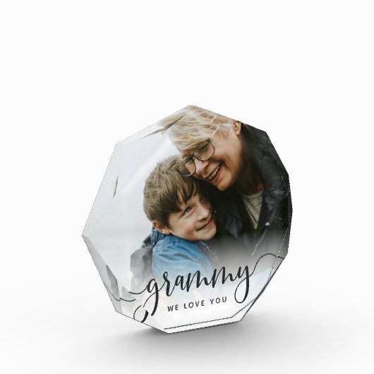 グラミー愛 |おばあちゃんのスクリプトオーバーレイ フォトブロック (左)