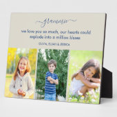 グラミー我々は愛する詩3フォトストーンとブルー フォトプラーク (側面)