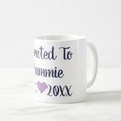 グラミー海軍とパープル·マグに昇格 コーヒーマグカップ (正面右)