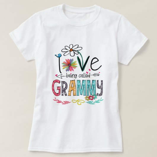 グラミー・シャツと呼ばれる愛 Tシャツ (デザイン正面)