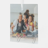 グラミー・スクリプト・オーバーレイ | We Love You ガラスオーナメント (正面左)