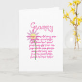 グラミー・マザーズ・デイ カード (黄色い花)