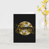 グラミー 牛柄 ひまわり レパード おばあちゃん マザー# カード (黄色い花)