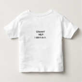 グラミ救済ー！私のせいじゃない トドラーTシャツ (裏面)