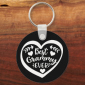 グラミ最高のーエバーハートデザイン キーホルダー (正面)