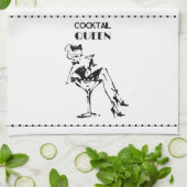 グラムお洒落エンターテインメント用カクテルクイーン キッチンタオル (折り畳み)
