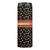 グラムきらきら光るグリッター水玉模様アンドモノグラム タンブラー (裏面)