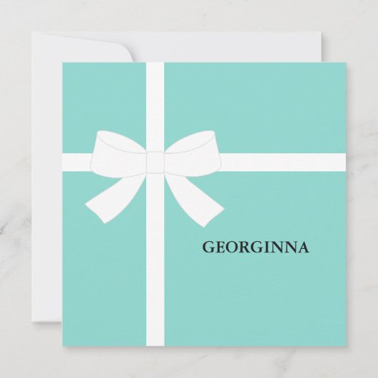 グラムきらきら光るティール（緑がかった色）ティアラ誕生祝いパーティー (裏面)