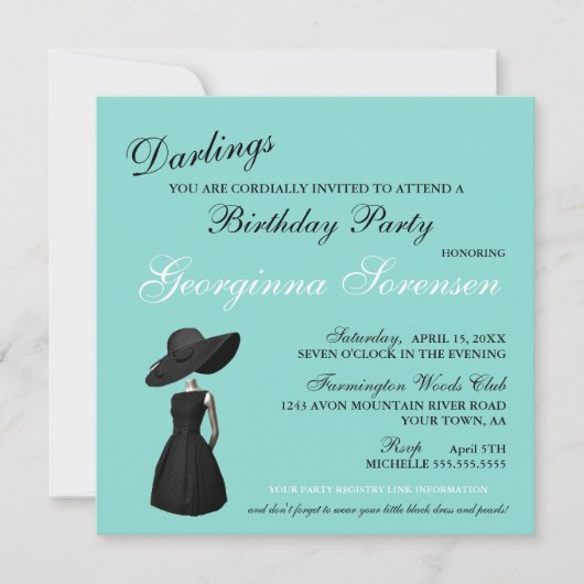 グラムきらきら光るティール（緑がかった色）ティアラ誕生祝いパーティー (正面)