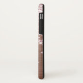 グラムきらきら光るバラ金ゴールドダイヤモンドモノグラムの紙吹雪 Case-Mate iPhoneケース (裏面/左)