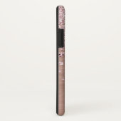 グラムきらきら光るバラ金ゴールドダイヤモンドモノグラムの紙吹雪 Case-Mate iPhoneケース (裏面/右)