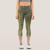 グラムきらめくガーリーグリッターディスコパーティーカプリ カプリレギンス (正面)