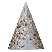 グラムきらめく金ゴールドグリッターグラム#1 パーティーハット (裏面)