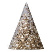 グラムきらめく金ゴールドグリッターグラム#1 パーティーハット (左)